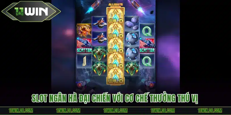 Slot Ngân Hà Đại Chiến với cơ chế thưởng thú vị